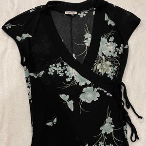 Charlotte Russe Wrap Blouse